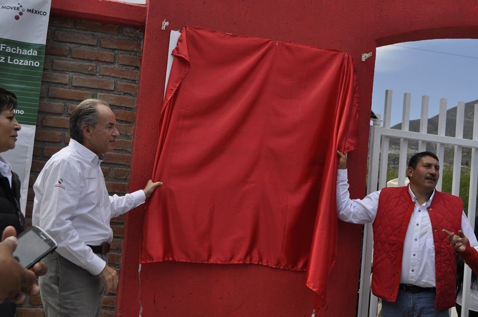 Inauguración de obras ,Juan Manuel Carreras en Villa de la Paz.