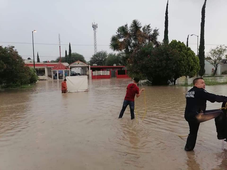 SE REGISTRA INTENSA LLUVIA EN MUNICIPIOS DE LA ZONA ALTIPLANO