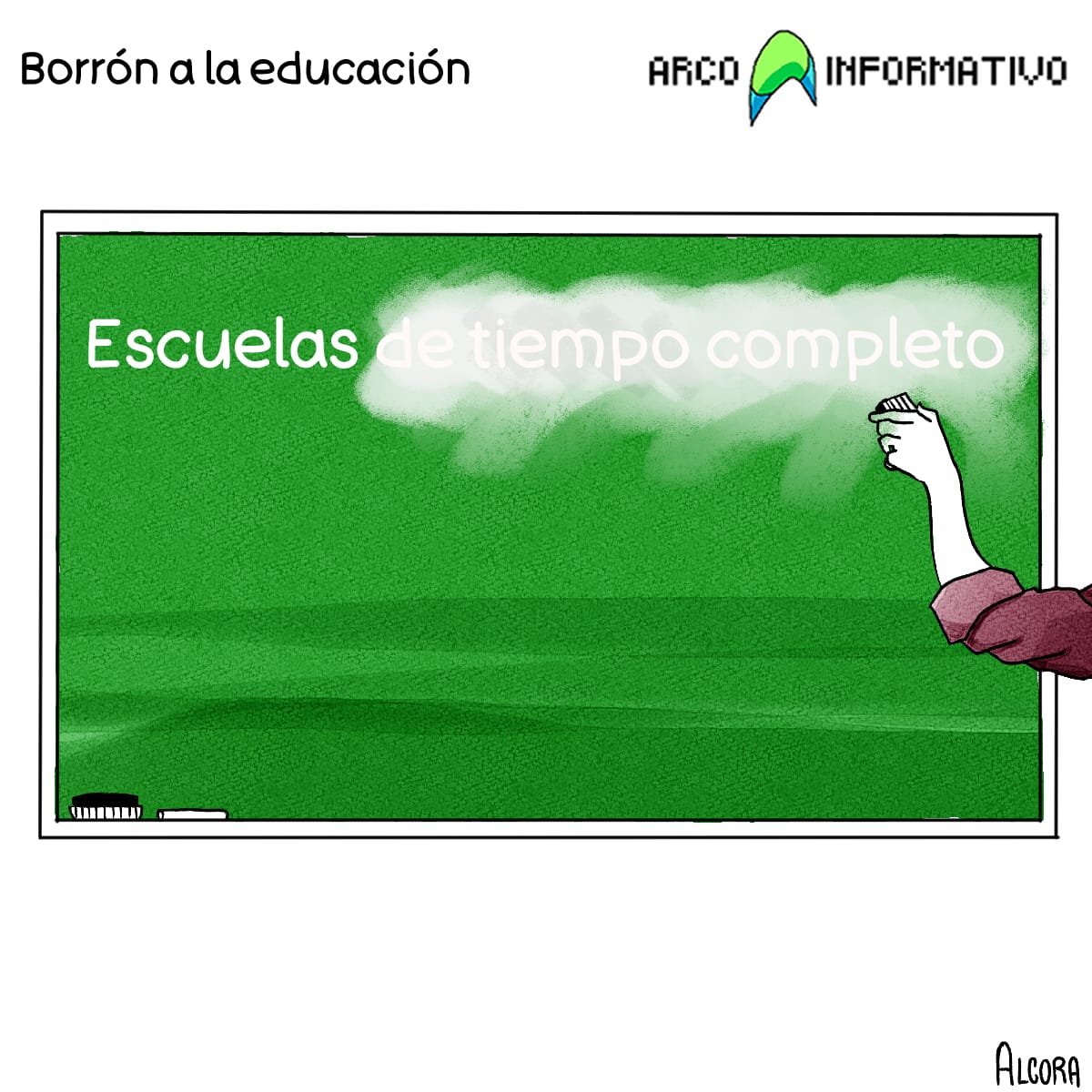 Borrón a la educación