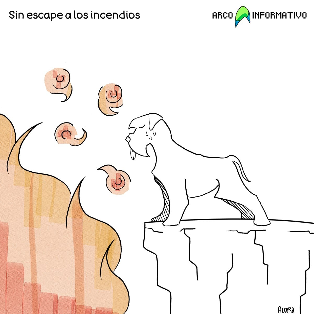 Sin escape a los incendios