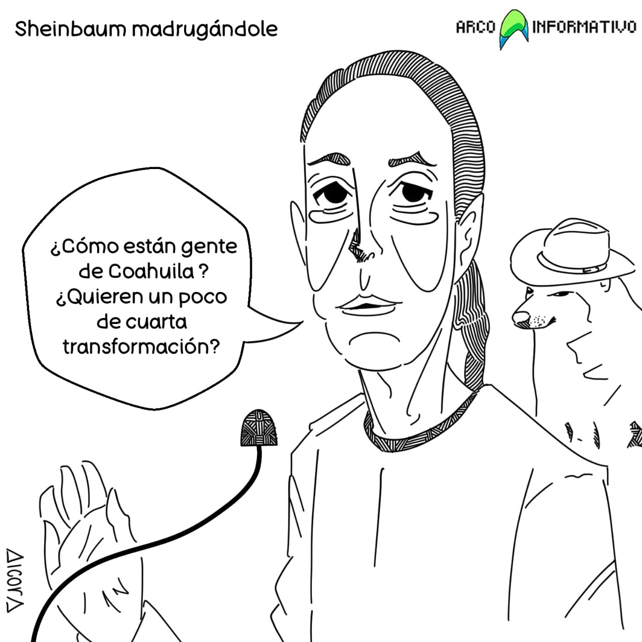 Sheinbaum madrugándole