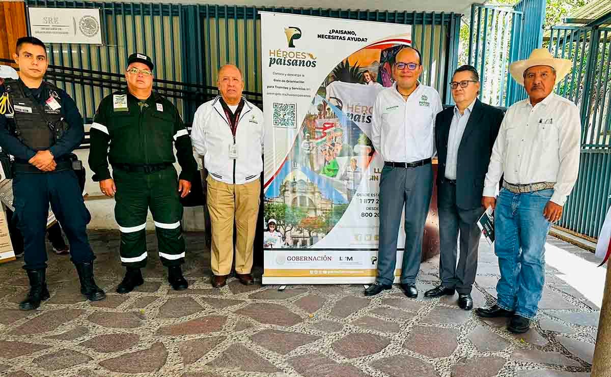 ESTADO BRINDA APOYO A PAISANAS Y PAISANOS POTOSINOS EN SU REGRESO