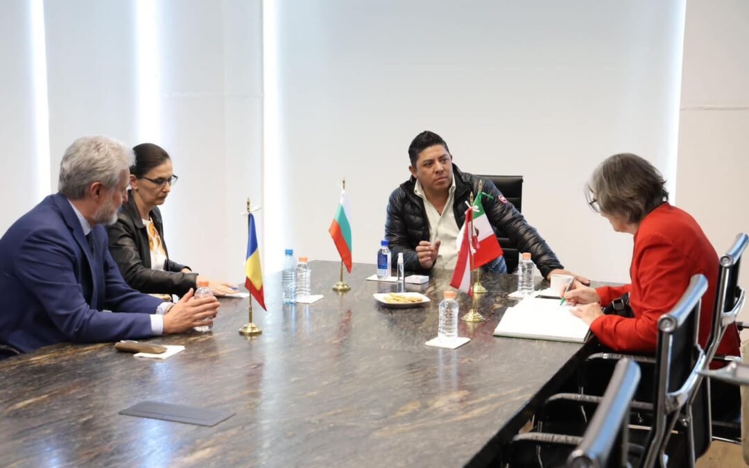 RICARDO GALLARDO SOSTIENE ENCUENTRO CON EMBAJADORES DE BULGARIA, AUSTRIA Y RUMANIA