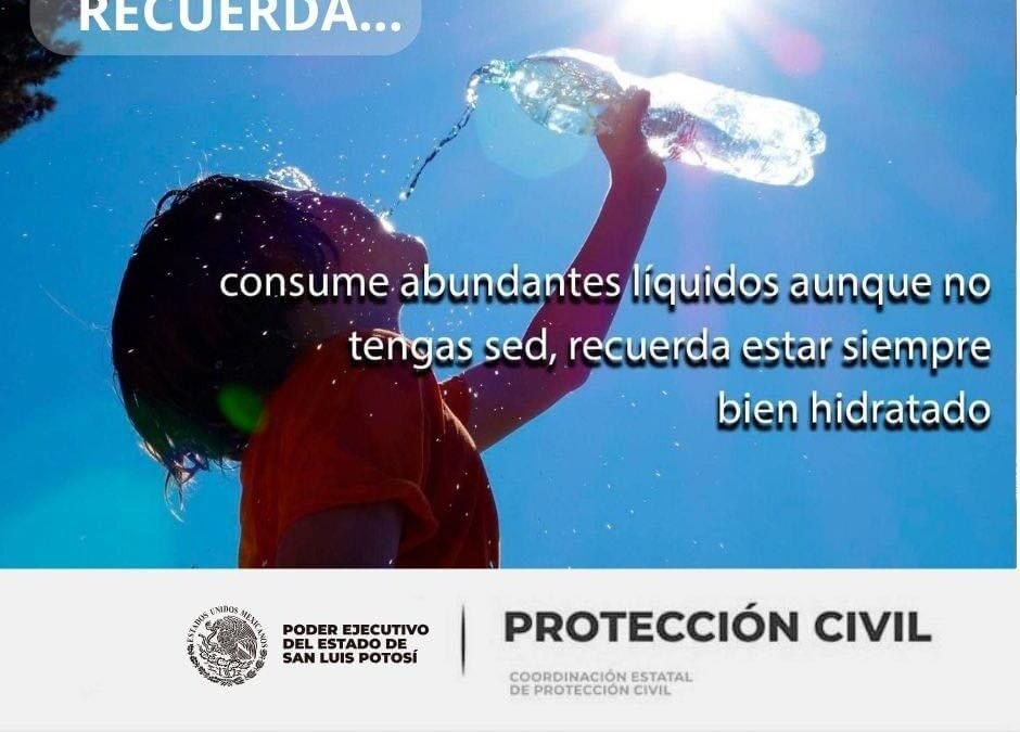 PIDEN EXTREMAR CUIDADOS ANTE OLA DE CALOR EN SLP