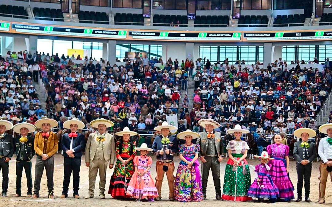 GOBERNADOR RICARDO GALLARDO INAUGURA COMPETENCIAS DEL NACIONAL CHARRO