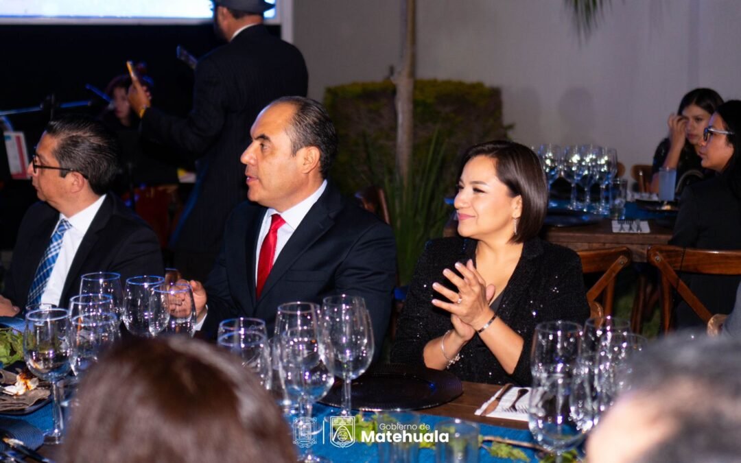 EL PRESIDENTE MUNICIPAL DE MATEHUALA ASISTE A LA CENA DEL 15º ANIVERSARIO DE COPARMEX