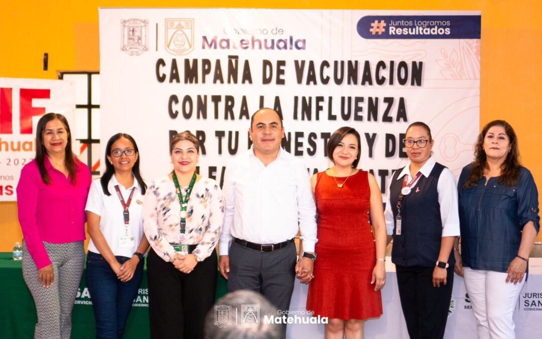 ARRANCA LA CAMPAÑA DE VACUNACIÓN CONTRA LA INFLUENZA ESTACIONAL EN MATEHUALA.