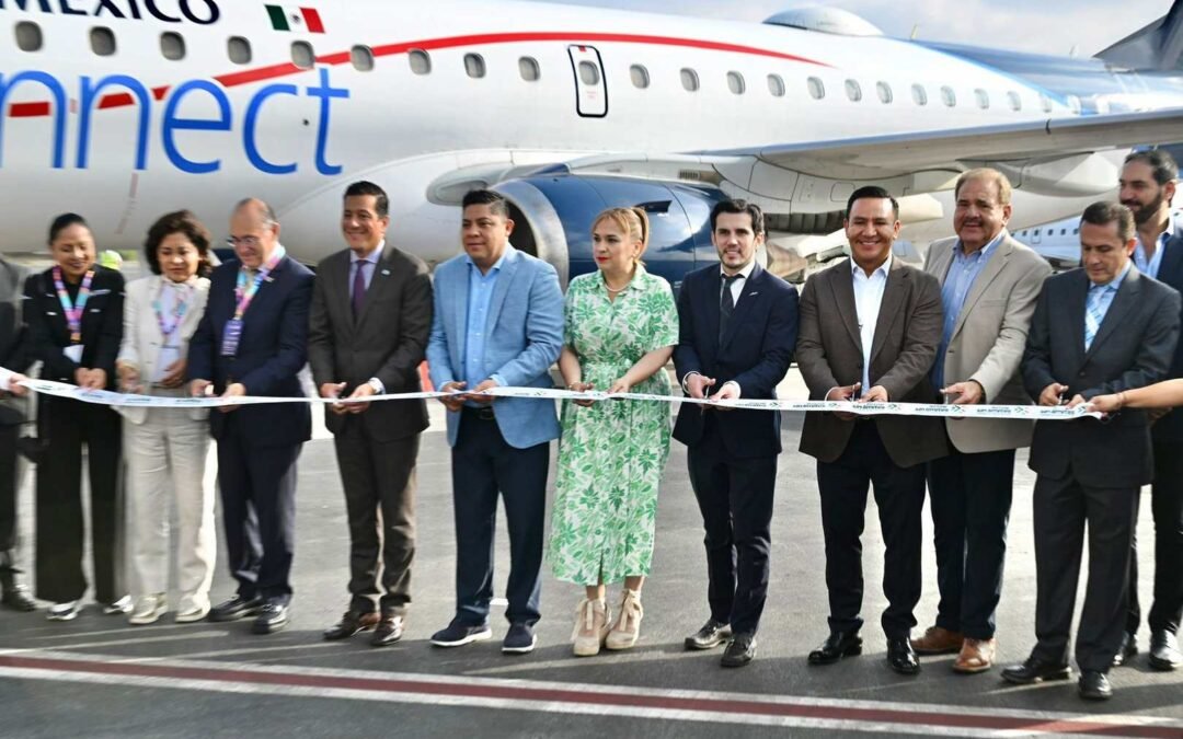 INAUGURA RICARDO GALLARDO LA NUEVA RUTA AÉREA SAN LUIS POTOSÍ – ATLANTA