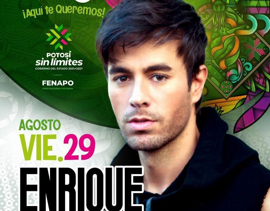 ENRIQUE IGLESIAS ENCENDERÁ LA FENAPO 2025
