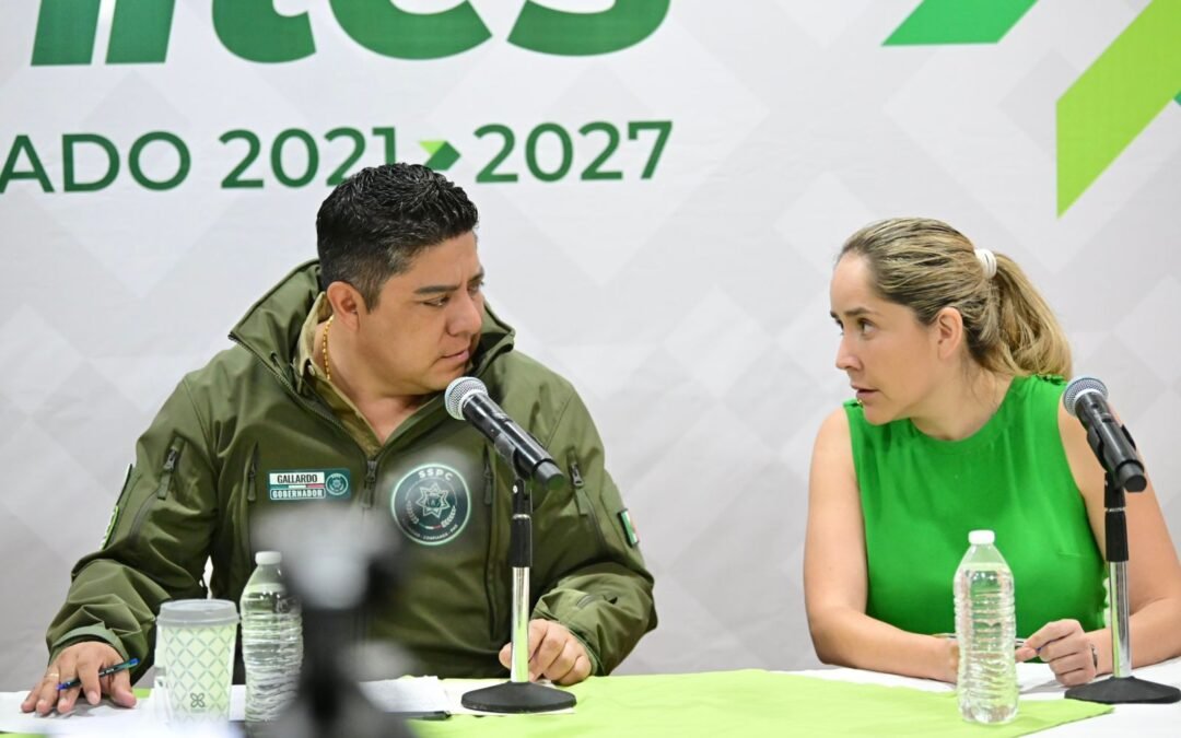 RICARDO GALLARDO REPORTA A LA PRESIDENTA DE MÉXICO OPERATIVOS DE APOYO POR AFECTACIONES EN LA HUASTECA