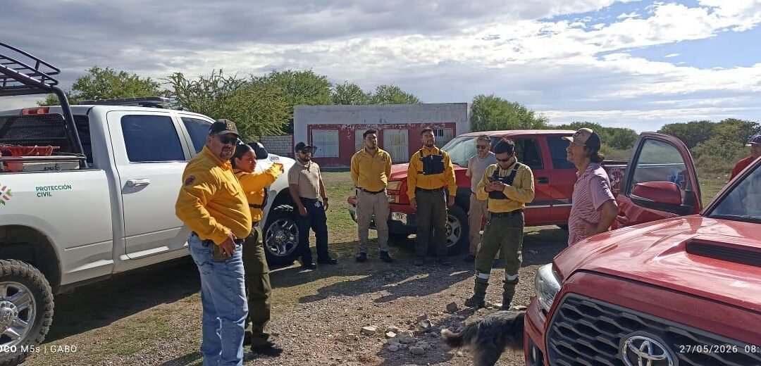 GOBIERNO ESTATAL REFUERZA COMBATE A INCENDIO EN CHARCAS