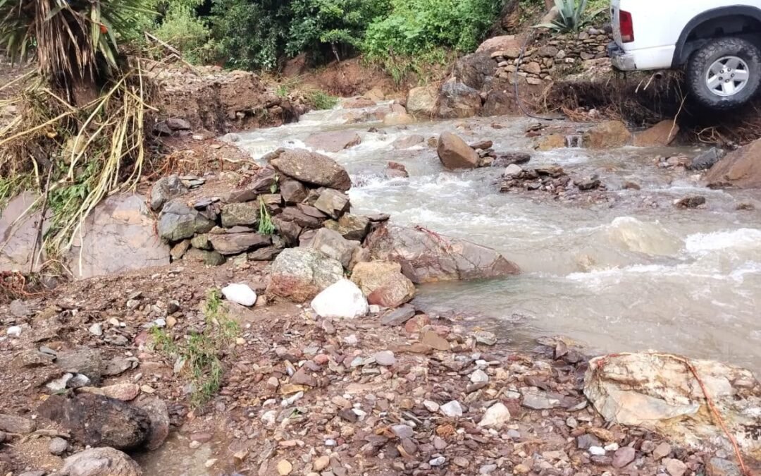 GOBIERNO ESTATAL COORDINA APOYO POR LLUVIAS EN EL ALTIPLANO