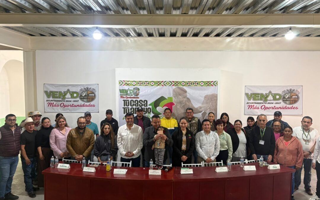 ACERCAN PROGRAMAS DE VIVIENDA Y CERTEZA PATRIMONIAL A VENADO